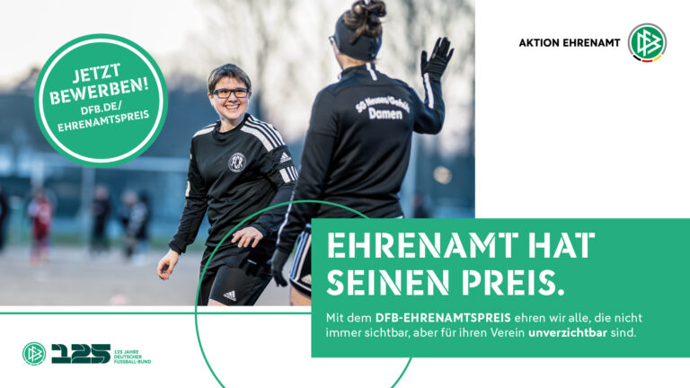 Bewerbungsphase für DFB-Ehrenamtspreis läuft