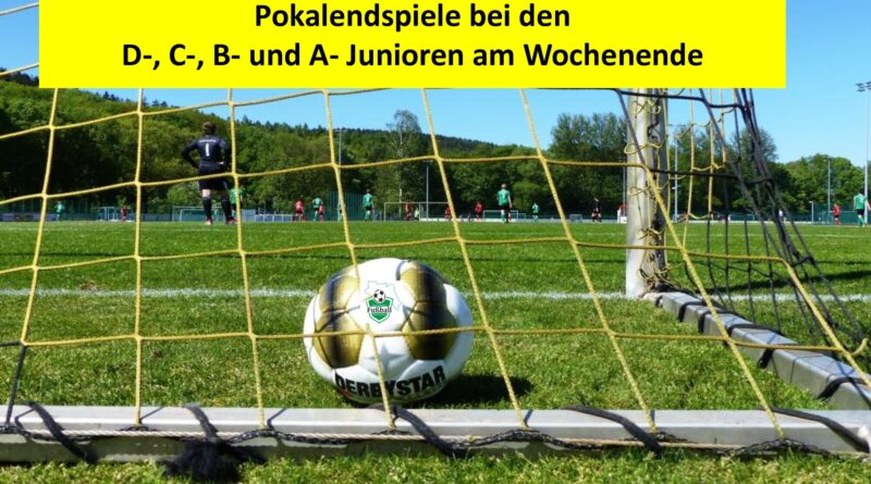 Pokalendspiele im Nachwuchs stehen kurz bevor